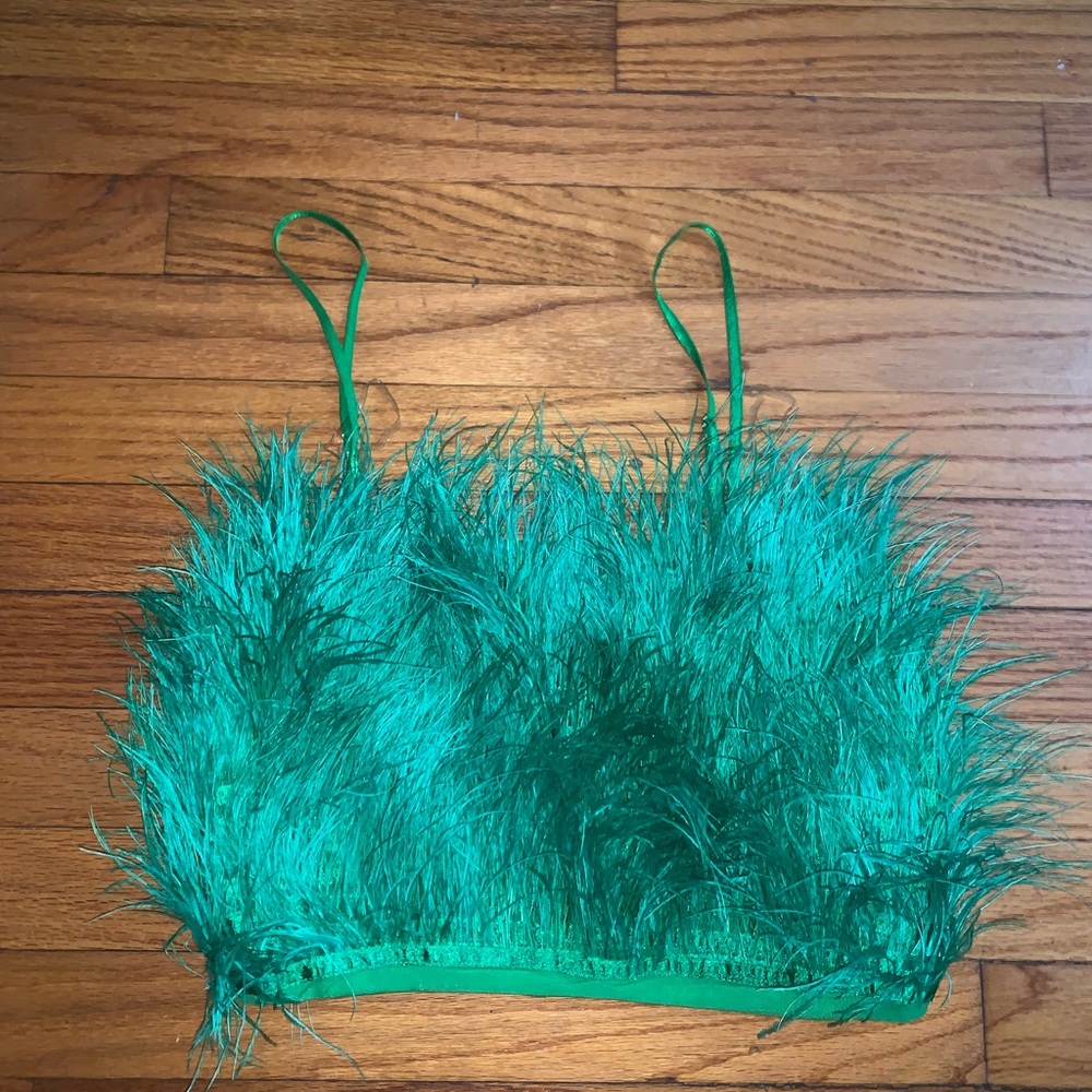‼️Feather Crop Top‼️